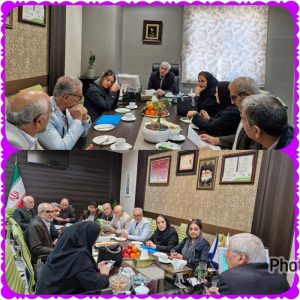 دیدار و بازدید نوروزی جمعی از اعضای هیئت‌مدیره و پرسنل انجمن خیریه تبسم با جناب آقای دکتر صدیقی، رئیس محترم بیمارستان تخصصی و فوق‌تخصصی سینا و رئیس هیئت‌مدیره انجمن تبسم